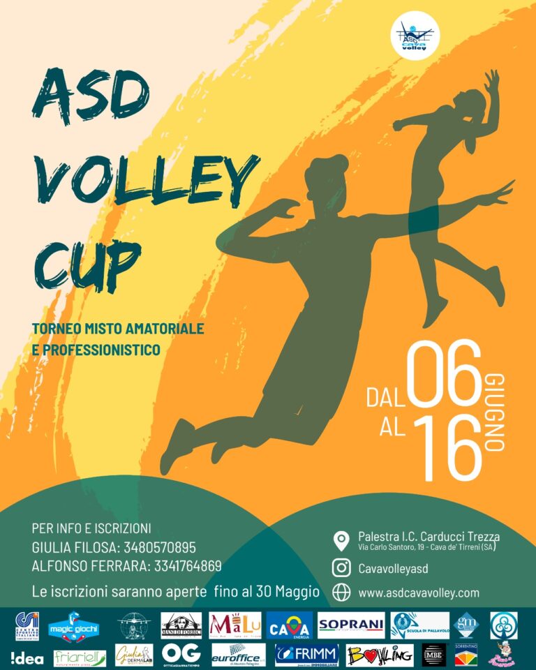 ASD Volley CUP dal 06 al 16 giugno 2023